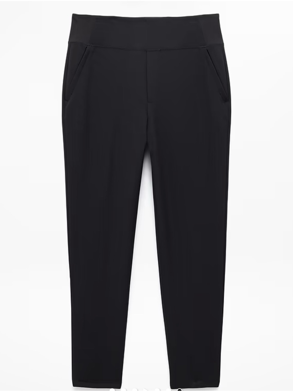 Athleta Endless High Rise Pant Stretch Tapered Sz 4 Black Active Workwear